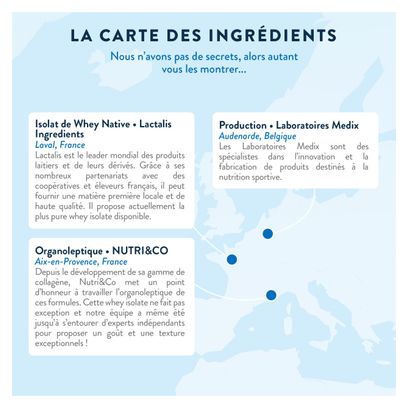 Protéines Whey Isolate Native Neutre