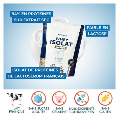 Protéines Whey Isolate Native Neutre