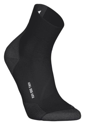 Calzini da corsa Kiprun Run 900 Thin Mid Nero