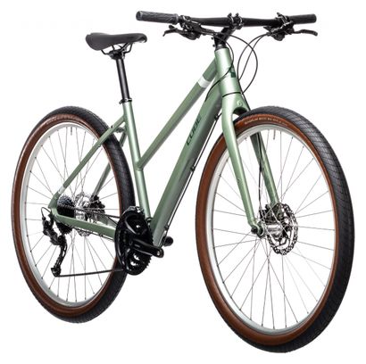 Cube Hyde Trapez Fitness City Bike Shimano Alivio / Acera 9S 700 mm Grün 2021