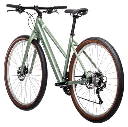 Cube Hyde Trapez Fitness City Bike Shimano Alivio / Acera 9S 700 mm Grün 2021