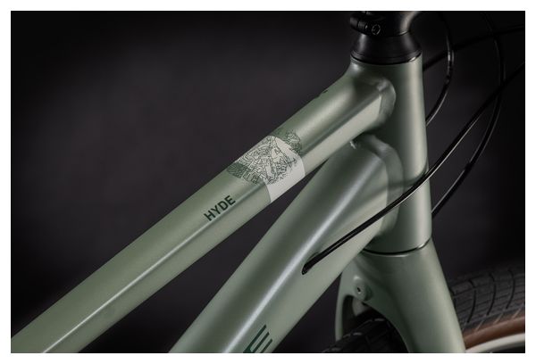 Cube Hyde Trapez Fitness City Bike Shimano Alivio / Acera 9S 700 mm Grün 2021