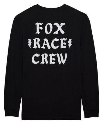 T-Shirt Manches Longues Fox Race Crew Noir