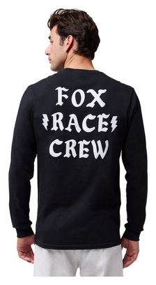 T-Shirt Manches Longues Fox Race Crew Noir