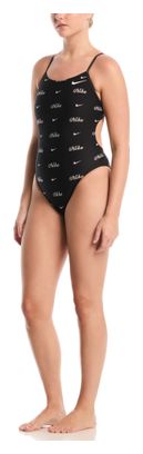 Nike Swim HydraStrong zwempak voor dames, zwart