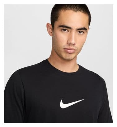 Heren Nike Dri-Fit Verbiage Zwart T-Shirt