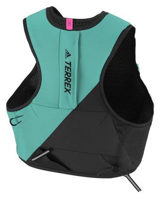 Chaqueta de hidratación Adidas Terrex Trail Run Verde / Negro Unisex