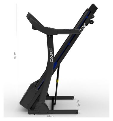 Tapis de course connecté - 16km/h - CARE - CT-705-3 - KINOMAP