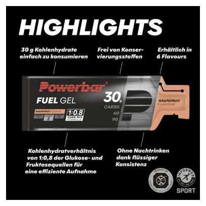 Powerbar Energiegel - Black Line - Fuel Gel 30 / Grapefruit