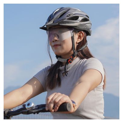 Polarized UV cycling glasses with prescription insert