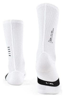 Chaussettes de cyclisme aérodynamiques Vortex White