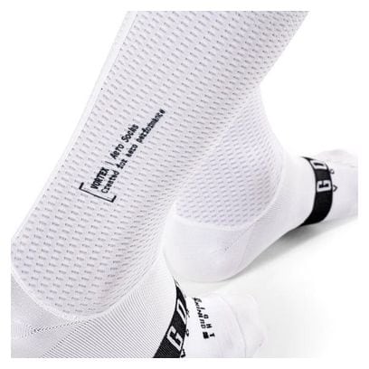 Chaussettes de cyclisme aérodynamiques Vortex White