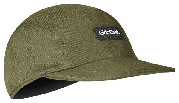GripGrab 5 Panel Olive cap