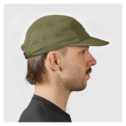 GripGrab 5 Panel Olive Cap