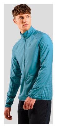 Veste Manches Longues Odlo Run Easy Warm Bleu Homme