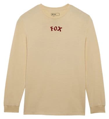 Camiseta de manga larga Fox Race Crew Beige