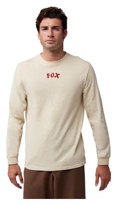 Camiseta de manga larga Fox Race Crew Beige