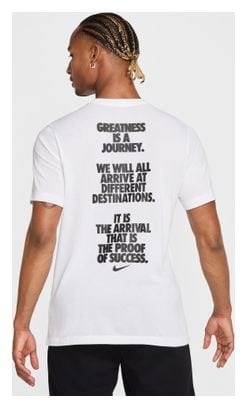 T-shirt Nike Dri-Fit Verbiage Blanc Homme