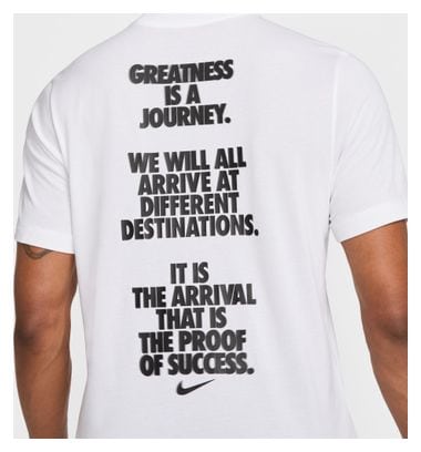 T-shirt Nike Dri-Fit Verbiage Blanc Homme