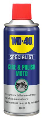 Spray Lustrant/Polish WD-40 Specialist Cire & Polish Moto 400 ml