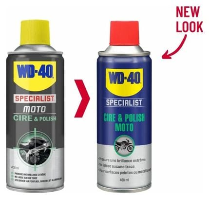 Spray Wax/Polish WD-40 Specialist Cire & Polish Moto 400 ml