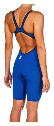 ARENA Powerskin Carbon Air² 2 Femme - Electric Blue  - Dos Ouvert -  Combinaison Natation