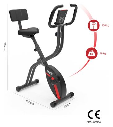 Vélo d'appartement pliable - CARE - CV-315