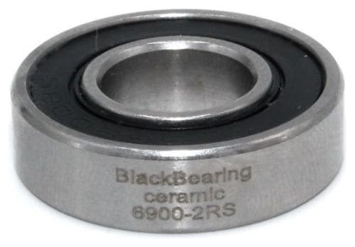 Cojinete Negro Cojinete Ceramico 6900-2RS 10 x 22 x 6 mm