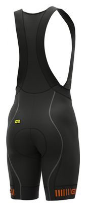 Alé Strada Bib Shorts Zwart/Fluo Oranje