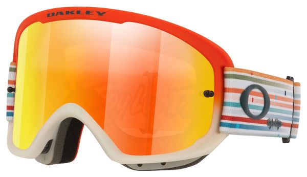 Maschera da MTB Oakley O-Frame 2.0 PRO MTB Troy Lee Designs Arancione/Fire Iridium/Codice: OO7117-30