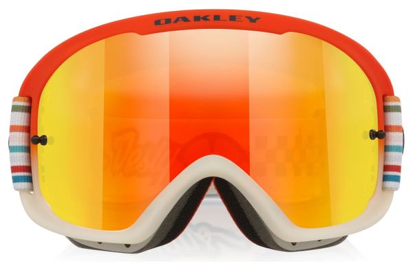 Maschera da MTB Oakley O-Frame 2.0 PRO MTB Troy Lee Designs Arancione/Fire Iridium/Codice: OO7117-30