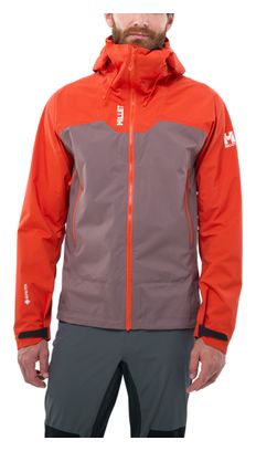 Millet Kamet Gore-Tex waterdichte jas voor heren, oranje