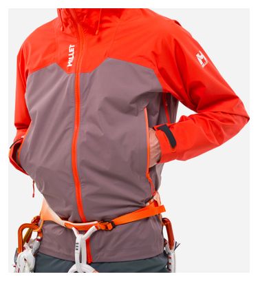 Millet Kamet Gore-Tex waterdichte jas voor heren, oranje