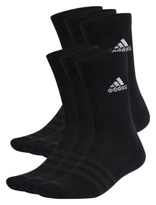 adidas Performance Sportswear Crew Socks x6 Unisex Black