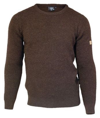 Ivanhoe sweater NLS Petal Coffee Bean men-100% pure laine non teinte