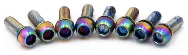Juego de 8 tornillos para vástago Oil Slick Title DM1