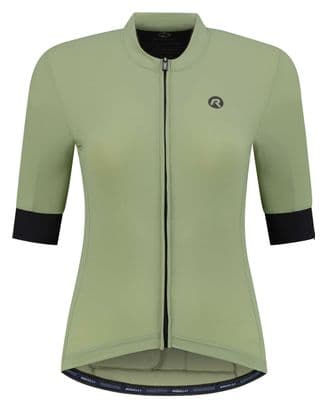 Maillot Manches Courtes Velo Rogelli Signature - Femme - Verte