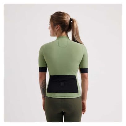 Maillot Manches Courtes Velo Rogelli Signature - Femme - Verte