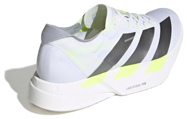 Zapatillas de running adidas Adizero Adios Pro 4 Blanco/Plata para hombre