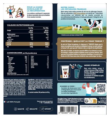 Protéines Whey Isolate Native Chocolat