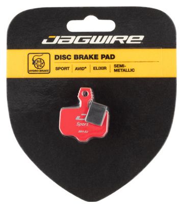 Plaquette de frein Jagwire Sport Semi-Metallic Disc Brake Pad Avid Elixir Audible Warning