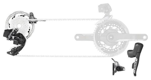 Groupe route Sram Red Etap Axs 1X Groupset Post Mount Disc