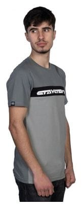 T-SHIRT STAYSTRONG CUT OFF GREY/BLACK