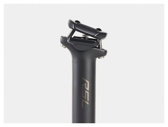 Bontrager RSL 31.6 Carbon Zadelpen 0 mm Offset Zwart