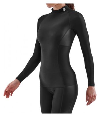 Skins Series-3 Thermal Women&#39;s Long Sleeve Jersey Black
