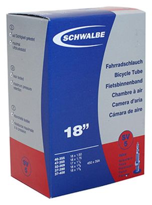 CHAMBRE A AIR VELO 450 x 35A - 18  SCHWALBE VP - 4026495100106