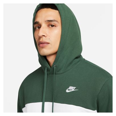 Sweat à Capuche Nike Club+ Color Block Vert