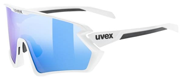 Lunettes Uvex Sportstyle 231 2.0 Blanc/Verres Miroir Bleu