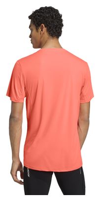 Men's adidas Adizero Essentials Red Running T-Shirt