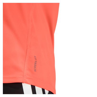 Men's adidas Adizero Essentials Red Running T-Shirt